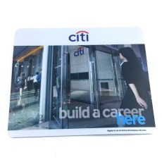 Slim PVC mouse pad with custom shape -Citibank
